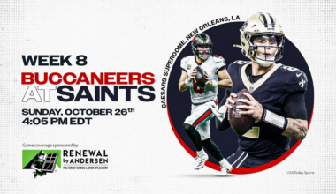 Week 8 against the New Orleans Saints