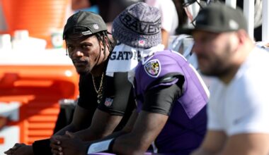 Is Ravens QB playing vs Bears?