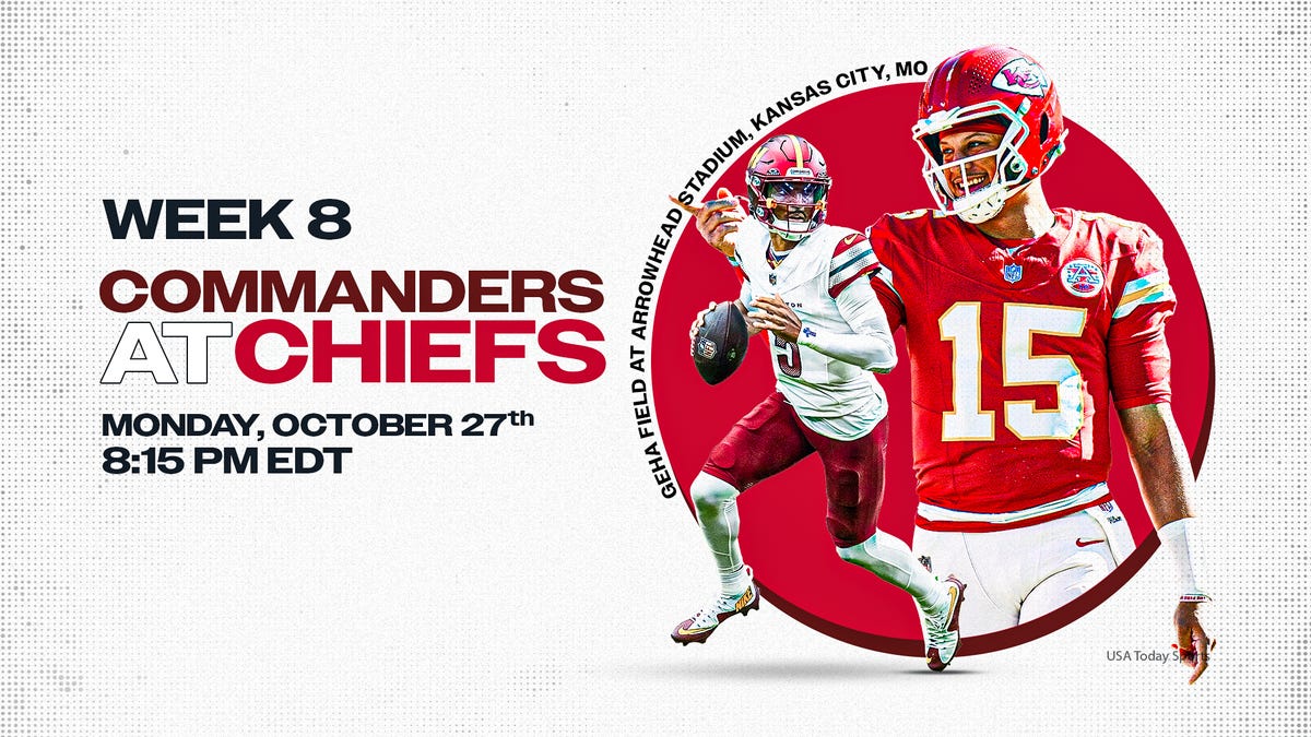 Commanders vs. Chiefs channel today, time, TV schedule, streaming info