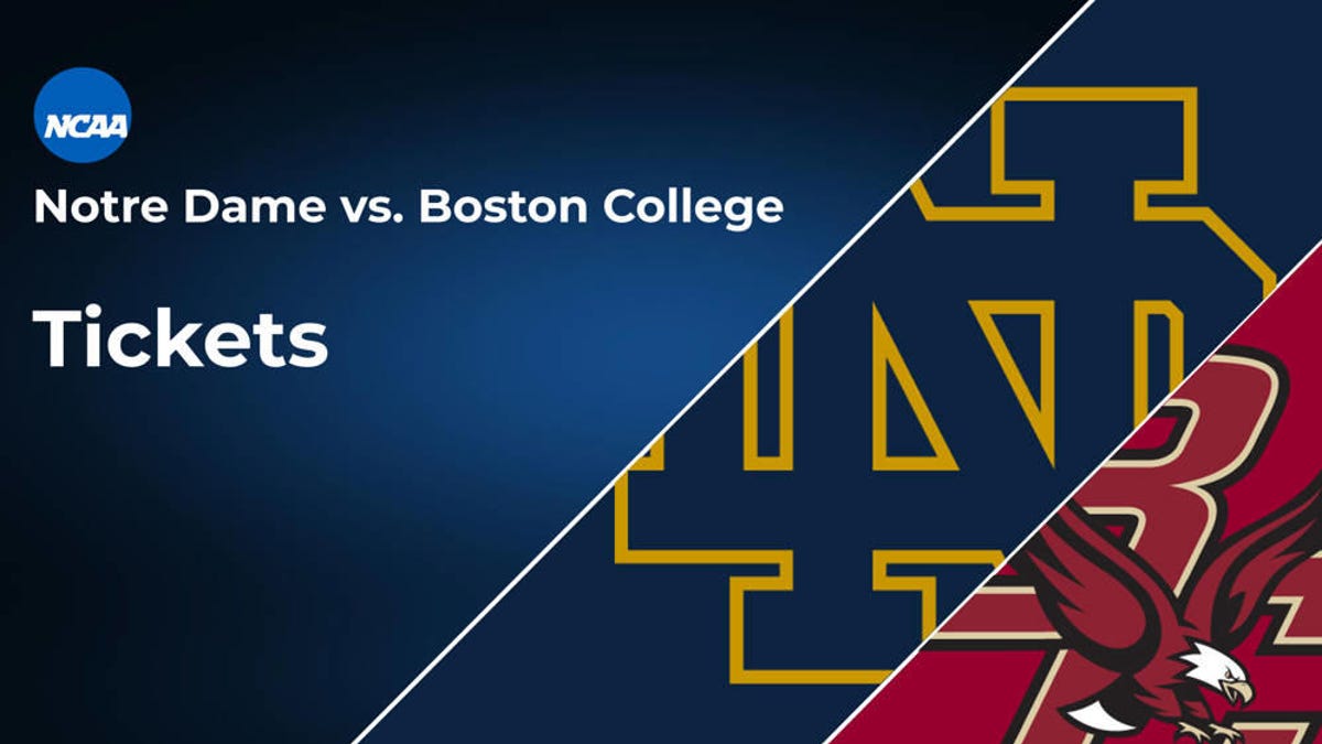 Nov. 1 Notre Dame vs. Boston College football tickets, game time, TV channel