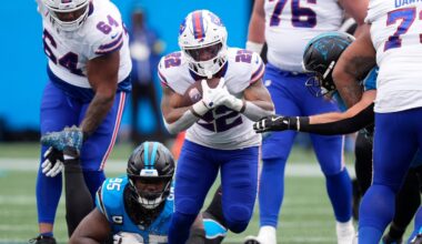 5 lowest-graded Bills players on offense vs. Panthers in Week 8