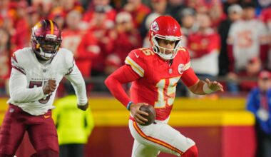Chiefs vs Commanders score, live updates, highlights, stats for 'MNF'