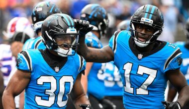 Xavier Legette injury update, status vs. Packers in Week 9