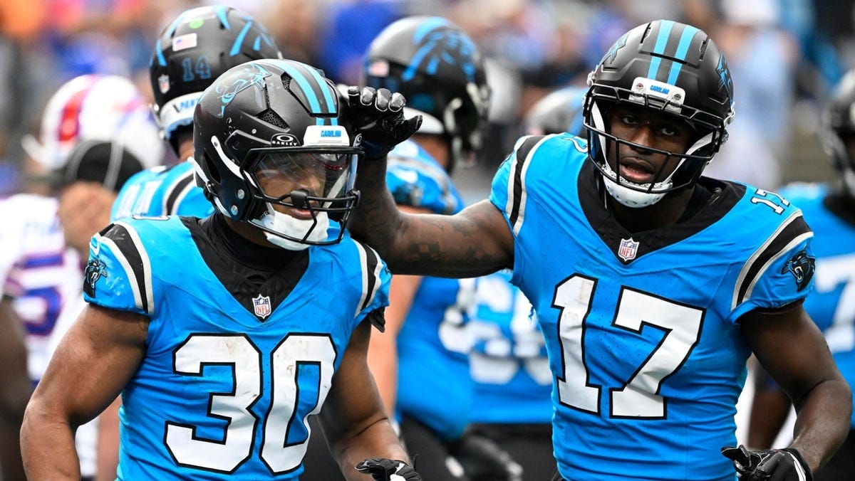 Xavier Legette injury update, status vs. Packers in Week 9