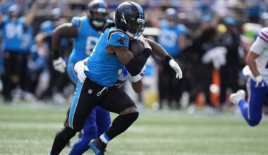 Rico Dowdle player props odds, tips and betting trends for Week 9