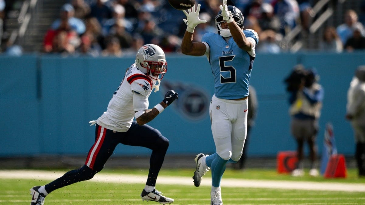 Get tickets to see Elic Ayomanor vs. the Chargers