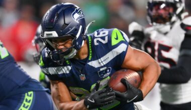 Zach Charbonnet player props odds, tips and betting trends for Week 9