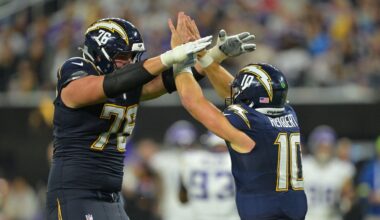 Justin Herbert player props odds, tips and betting trends for Week 9