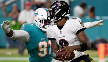 Ravens at Dolphins and storylines you should know