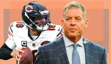 Caleb Williams responds to Troy Aikman criticism