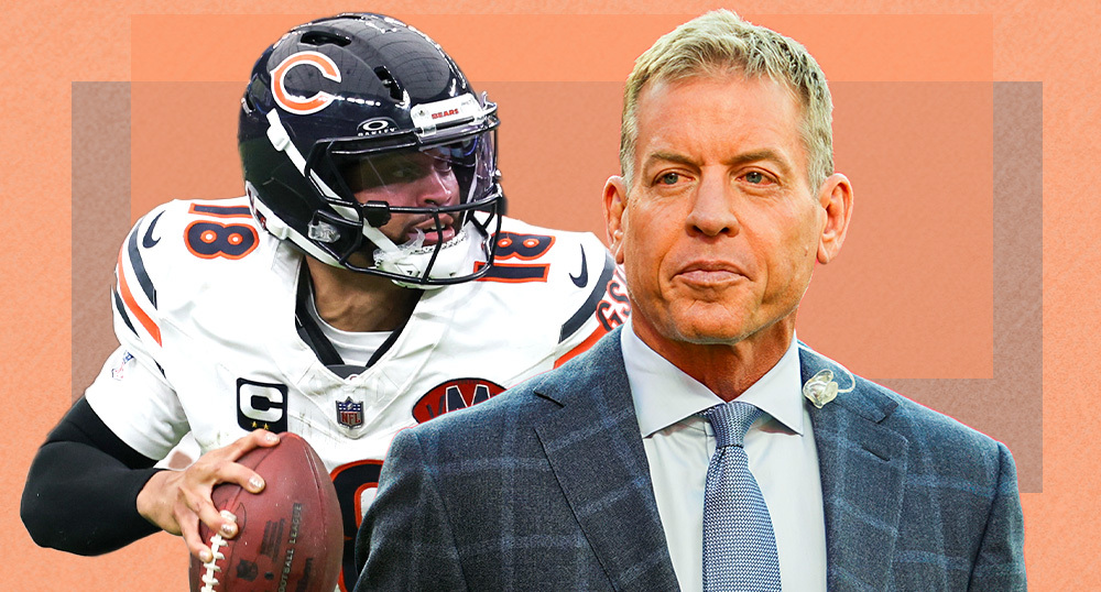 Caleb Williams responds to Troy Aikman criticism