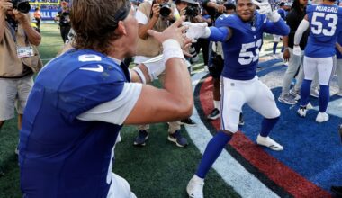 Abdul Carter leads Giants' pass rush 'hunt' in dominant performance