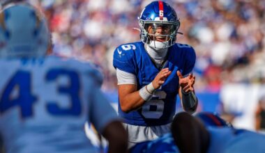 Giants' Jaxson Dart still has 'chip' on shoulder after Saints passed in draft