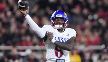 So solid in recent years, KU O-line struggled to shield Daniels from Red Raiders | News, Sports, Jobs