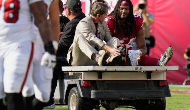 49ers to face life without Fred Warner for last 11 games