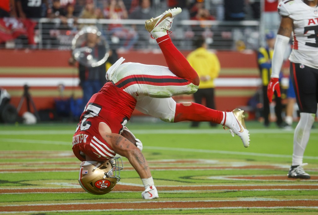 Christian McCaffrey leads the way in San Francisco 49ers 20-10 win over Atlanta Falcons