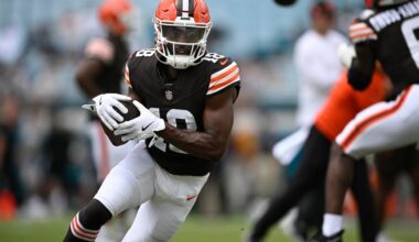 Browns WR David Bell announces his retirement