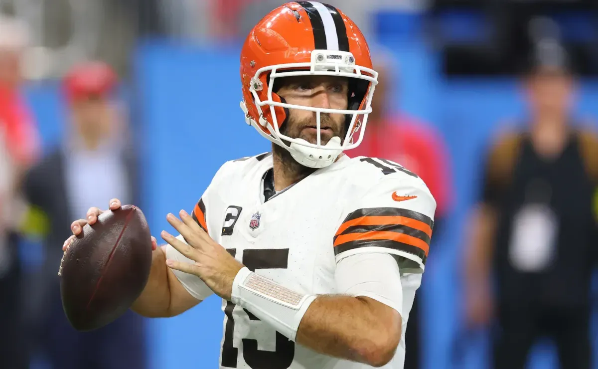 Why is Joe Flacco not playing today for Browns vs Vikings in London?