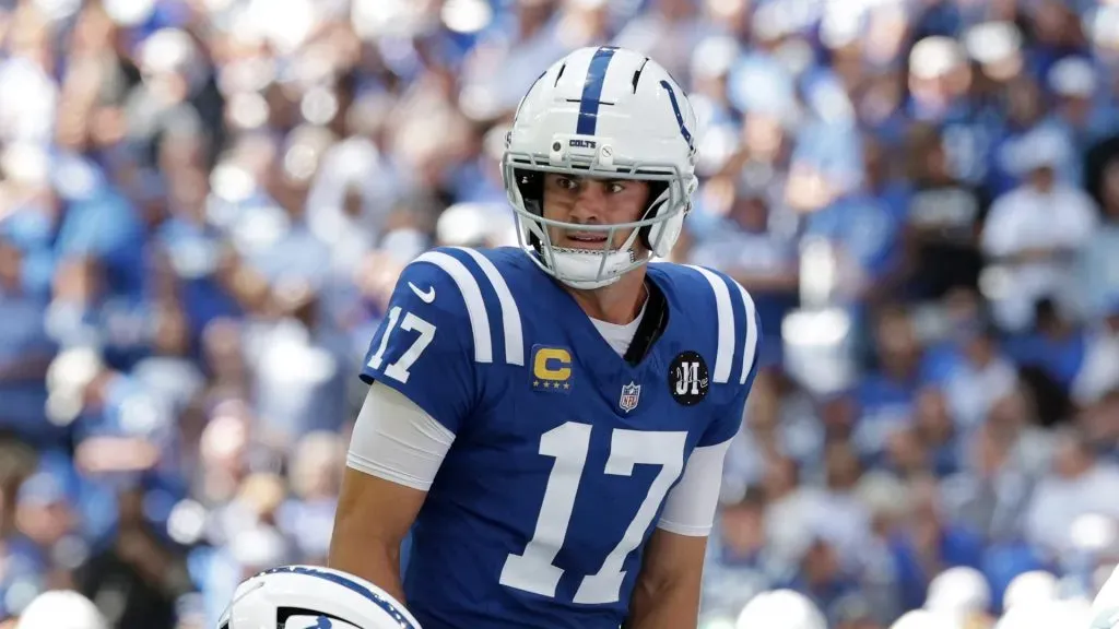 Daniel Jones #17 of the Indianapolis Colts.