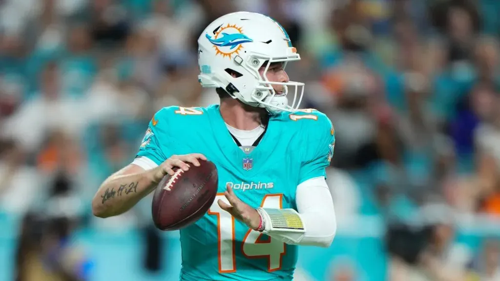 Quinn Ewers during preseason.