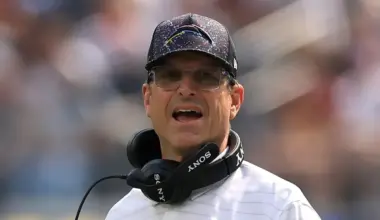 Jim Harbaugh names the one Chargers player who takes Justin Herbert’s game to another level