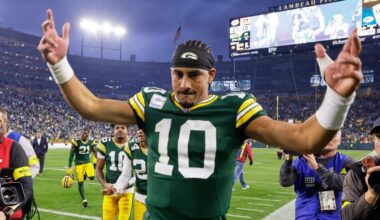 Green Bay Packers QB Jordan Love...