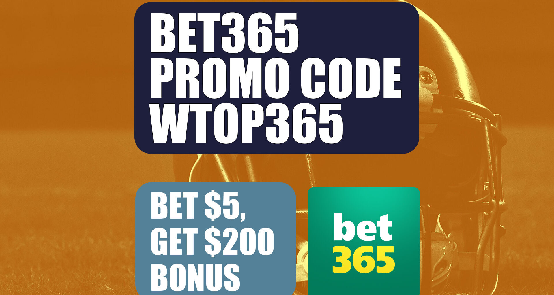 Bet365 Bonus Code WTOP365: Claim $200 Bonus for Bears-Commanders, MNF Games