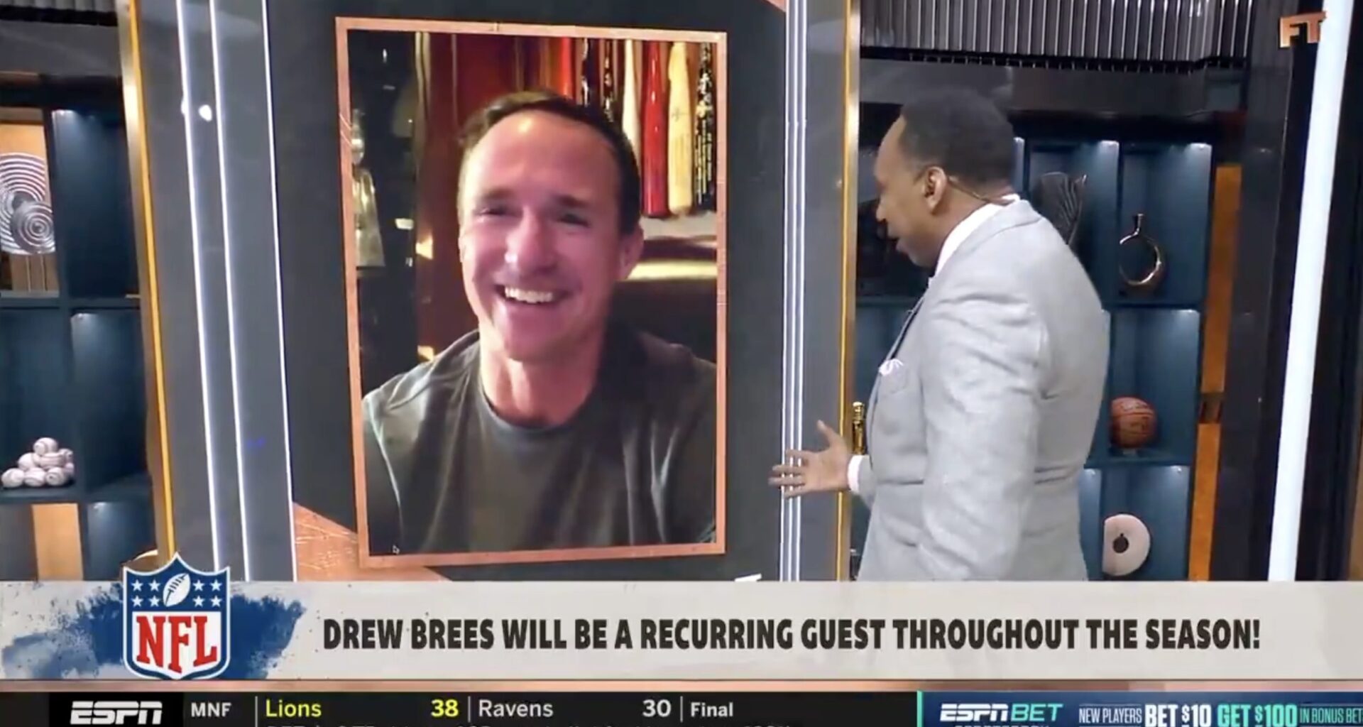 Drew Brees getting credit for calling out 'boring' Eagles before losing streak