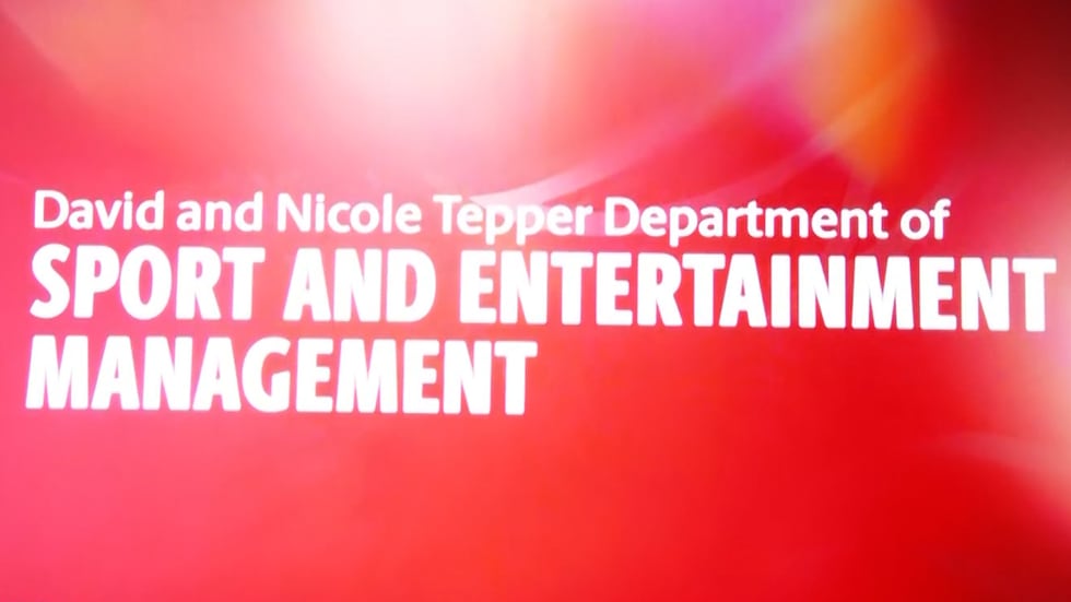David and Nicole Tepper Department of Sport and Entertainment Management
