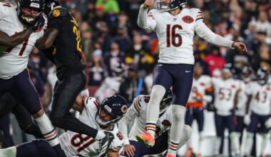 Jake Moody will kick for Chicago Bears tonight after Cairo Santos’ thigh injury flared up - Chicago Tribune