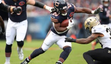 Chicago Bears run game powers win over New Orleans Saints