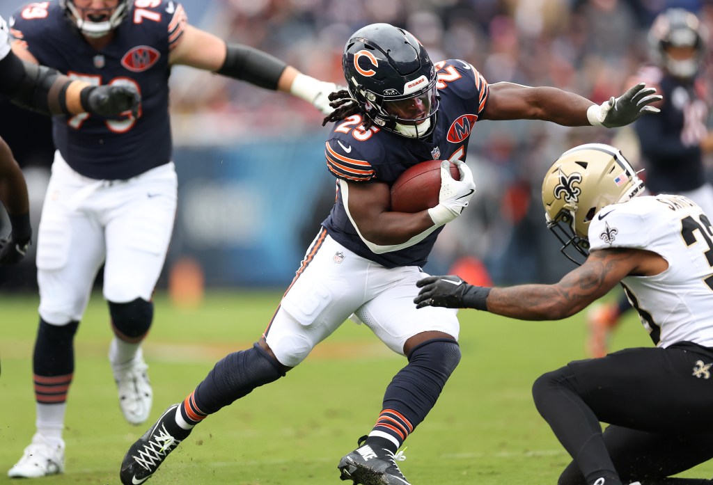 Chicago Bears run game powers win over New Orleans Saints