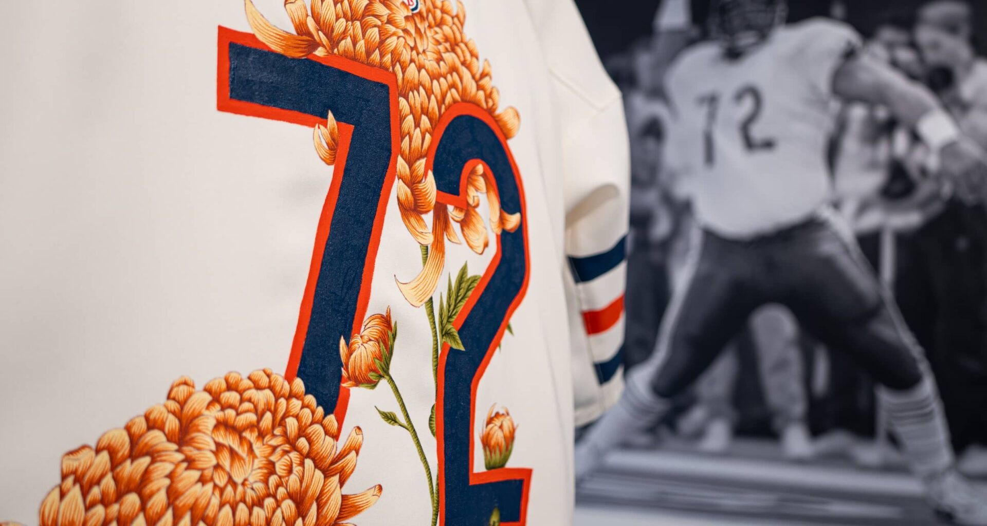 Chicago Bears and Christian Jeffery Unveil ‘Flowers On The Fridge’ NFL Jersey Artwork