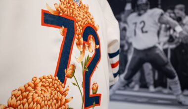 Chicago Bears and Christian Jeffery Unveil ‘Flowers On The Fridge’ NFL Jersey Artwork