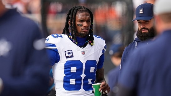 CeeDee Lamb, Dallas Cowboys WR, returns from an ankle injury to face the Washington Commanders.(AP)