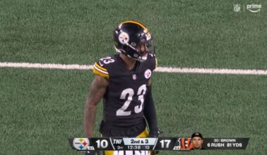 Cincinnati Exposed Pittsburgh's Serious Problem At Cornerback