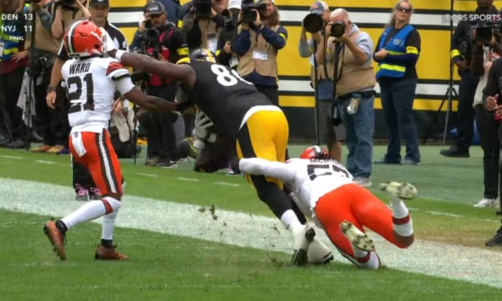 Film Room: Darnell Washington Rumbles Over The Cleveland Browns