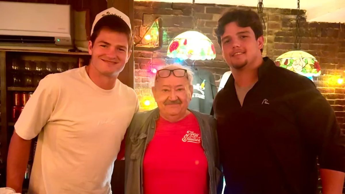 Drake Maye, Will Campbell celebrate Patriots win in North End – NBC Boston