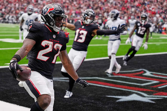 ‘I can play in this league .. staying laser-focused,’ Texans rookie Woody Marks looks to build on breakout performance