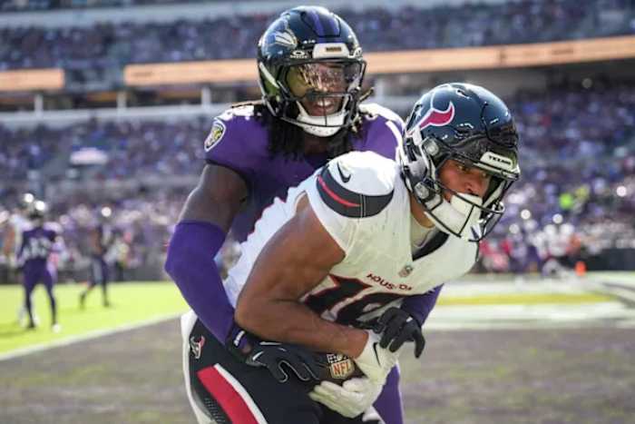 ‘What hard work looks like, proud of him,’ Texans receiver Xavier Hutchinson catches first two NFL touchdowns