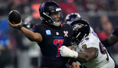 Texans look to reverse ‘embarrassing’ past against banged-up Ravens, win for first time in Baltimore