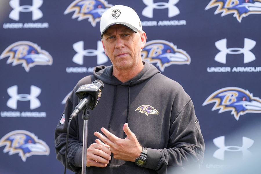 Which Ravens coordinator is in more trouble? It might be Todd Monken.