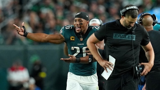 Saquon Barkley injury update: Philadelphia Eagles’ star may play against the Denver Broncos(Getty Images via AFP)