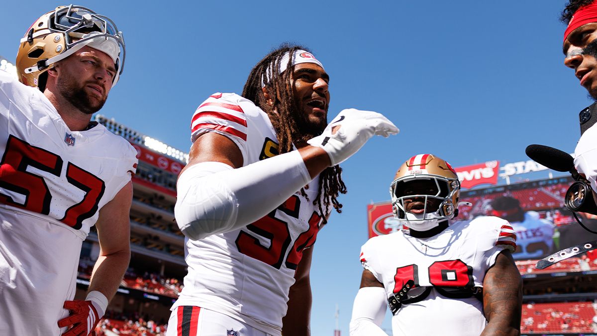 What Tatum Bethune has learned from ‘brother’ Fred Warner – NBC Sports Bay Area & California