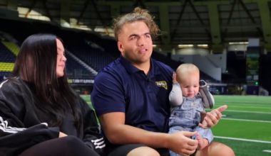 NAU football player shares how he balances being a dad and college athlete