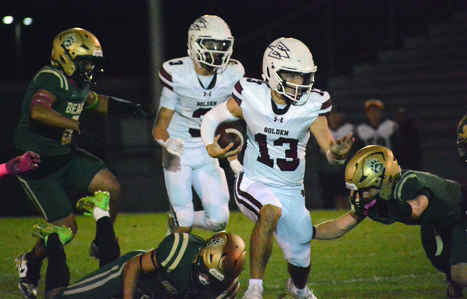 Golden football gets bounce-back win after suffering first loss of the season last week