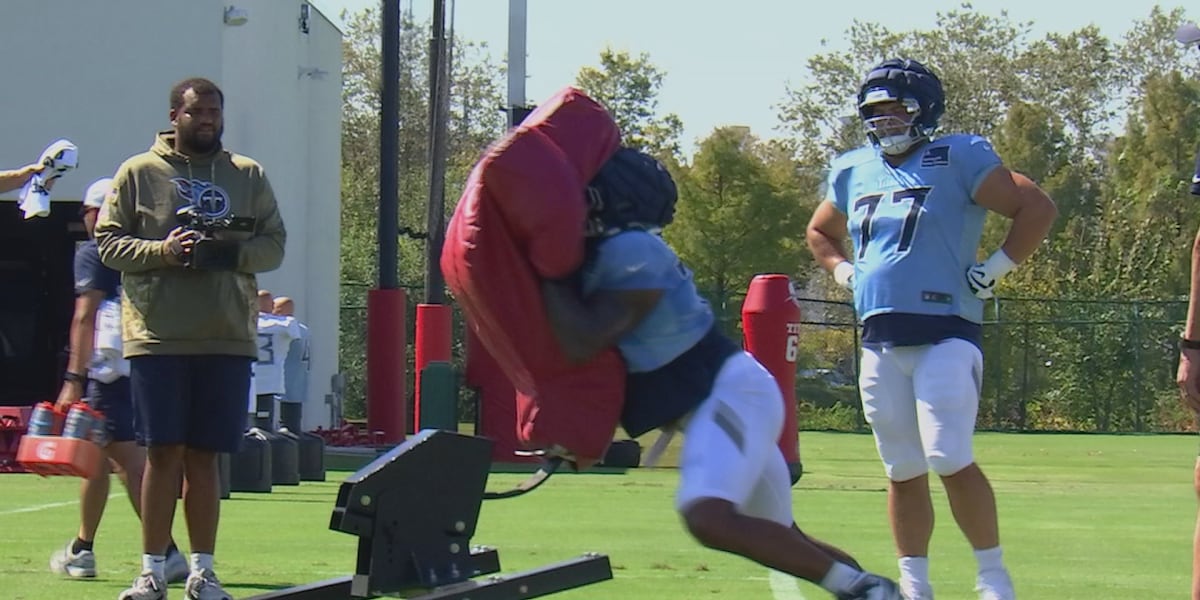 Titans offensive line improves in protection