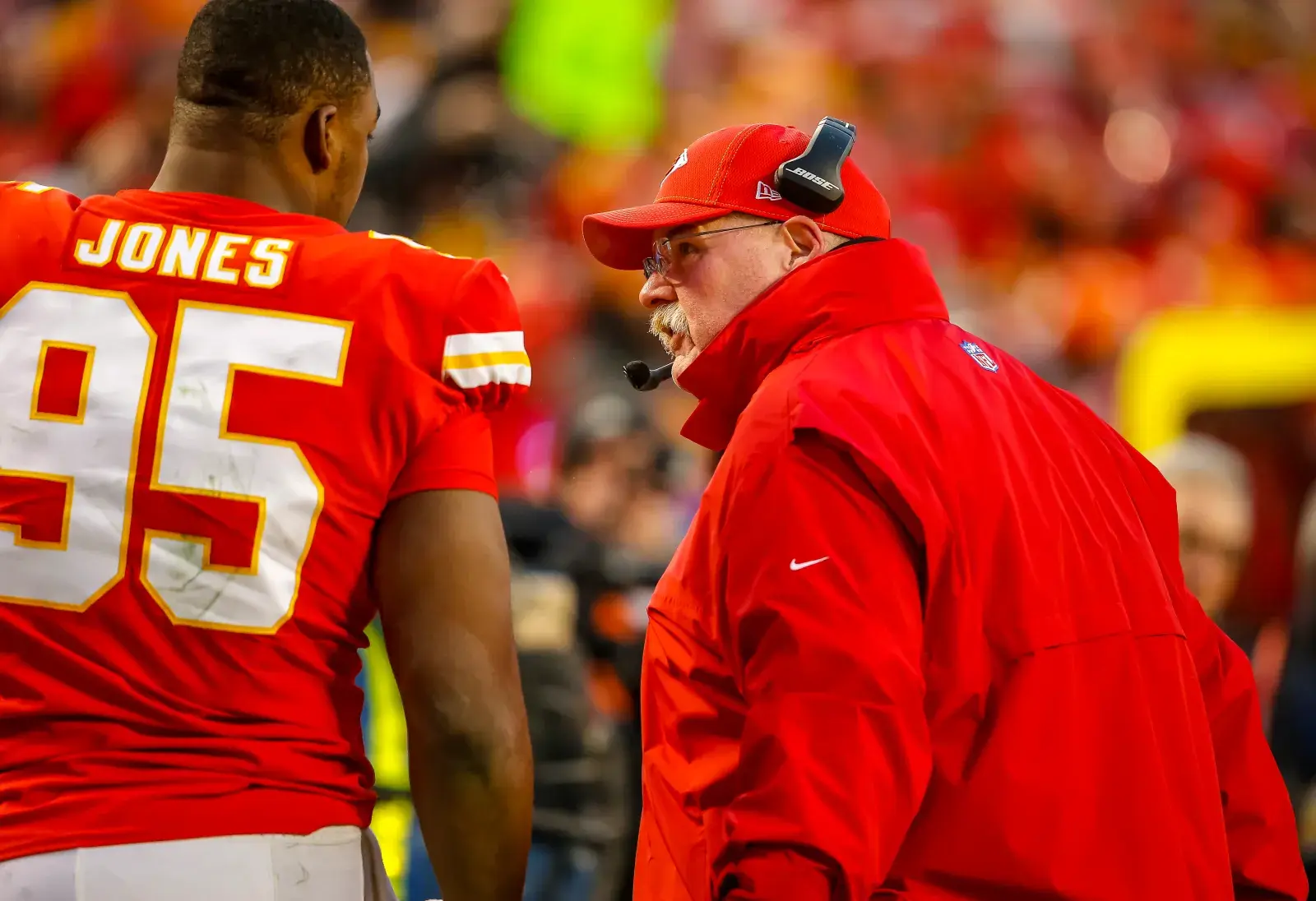 Chris Jones and Andy Reid