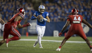 Jaren Hall BYU Utah Football 2021...