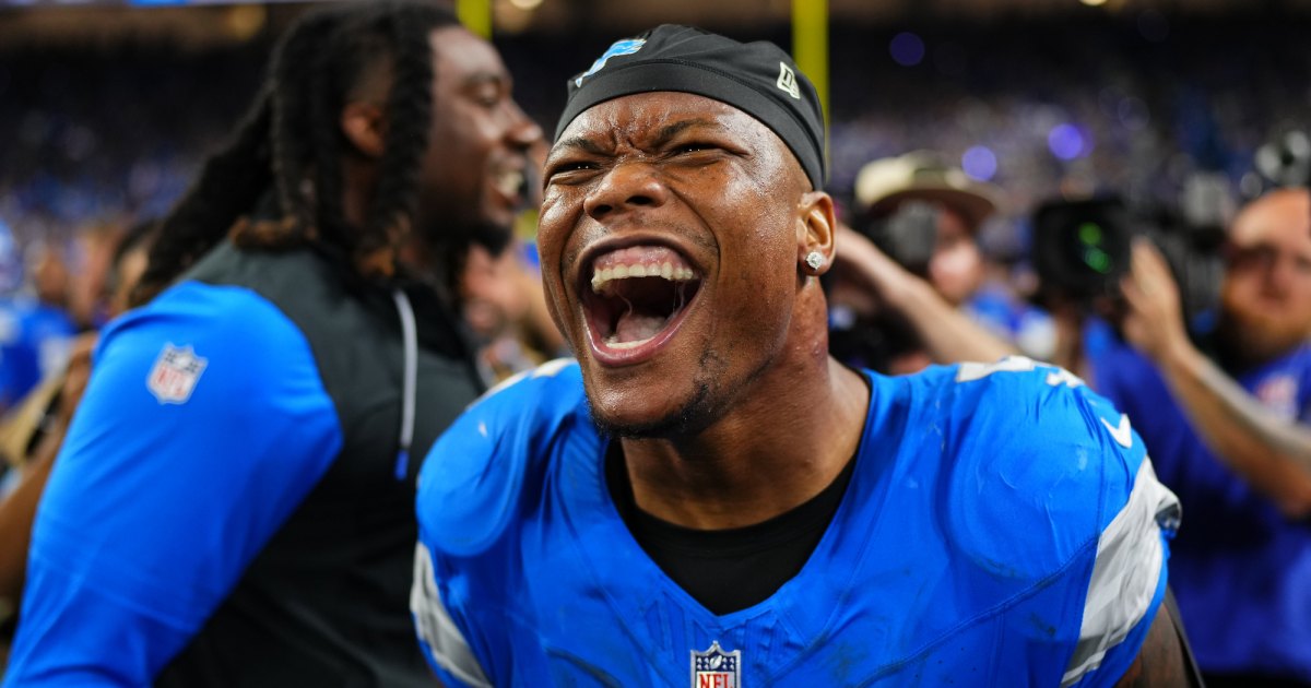 Lions' David Montgomery Explains Why He Doesn't Watch Halftime Show (Excl)